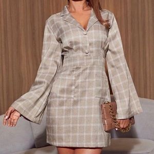 SheIn Plaid Mini Dress